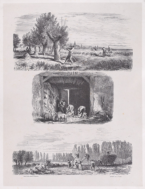 June, from "Album of Rustic Subjects"