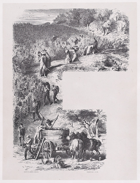 October, from "Album of Rustic Subjects"