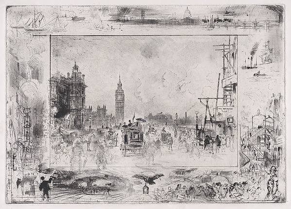 Westminster Bridge, or Westminster Clock Tower