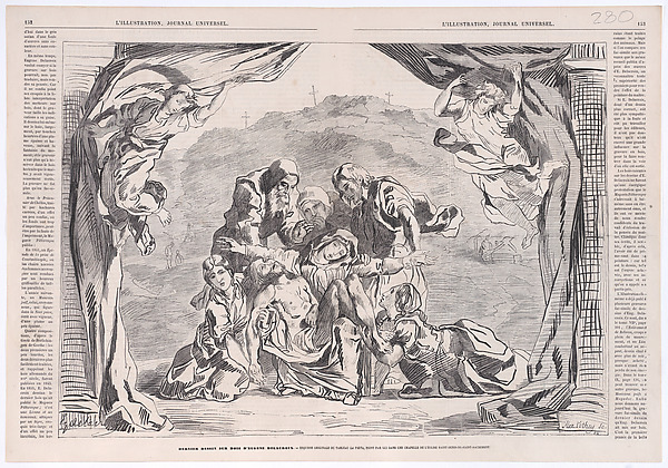 La Pietà, from "L'Illustration"
