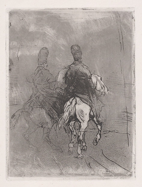 Mounted Cossacks