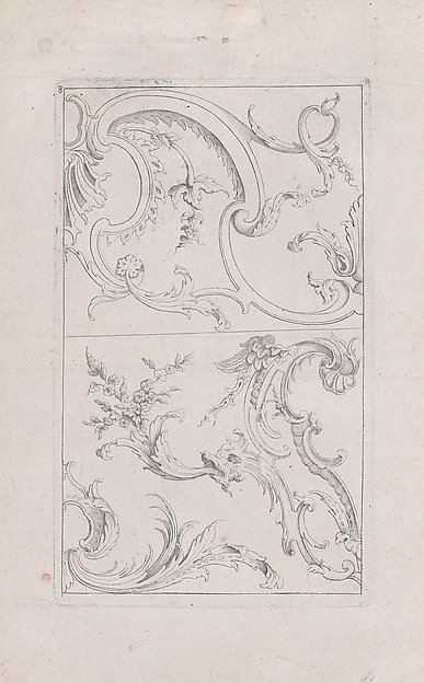Livre Nouveau de Prinsipes D'Ornemens..., Plate 8