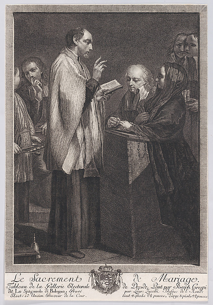 Marriage, from "The Seven Sacrements"