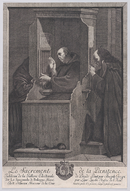 Penitence, from "The Seven Sacrements"