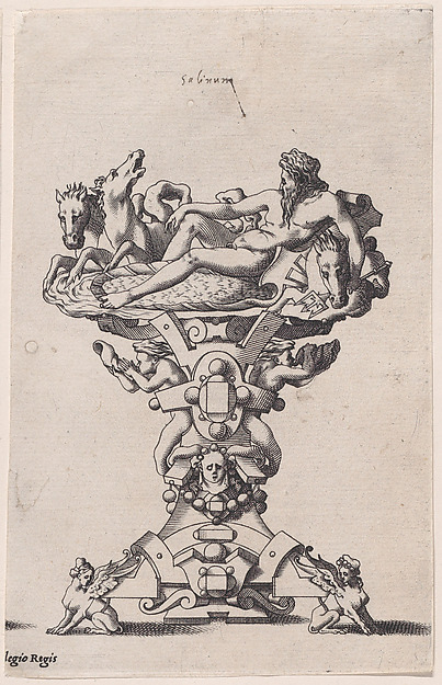 Salt-cellar with Neptune