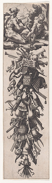 Mercury Putting Argus to Sleep and Festoon of Instruments