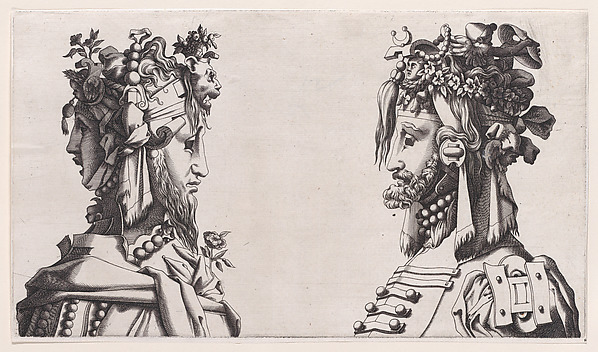Fantastical Masked Masculine Heads