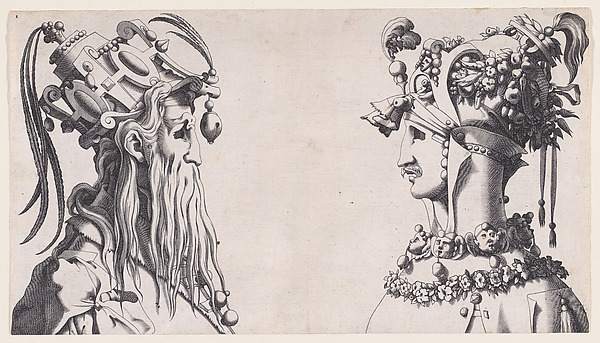Fantastical Masked Masculine Heads