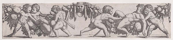 Two Groups of Three Putti