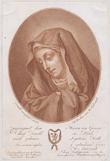 Head of the Madonna by Heinrich Sintzenich