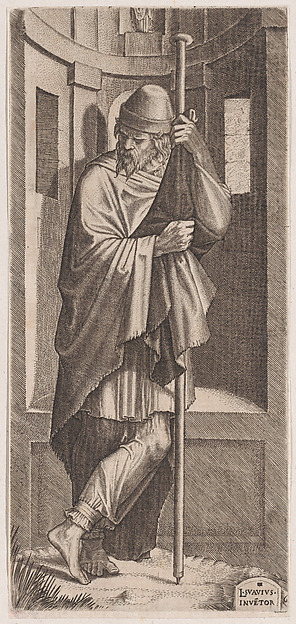 St. James Major, from "Christ, the Twelve Apostles and St. Paul" by Lambert Suavius