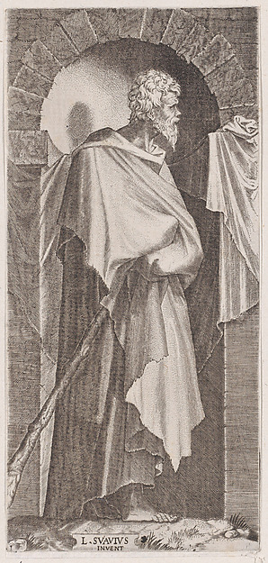 St. James Minor, from "Christ, the Twelve Apostles and St. Paul" by Lambert Suavius