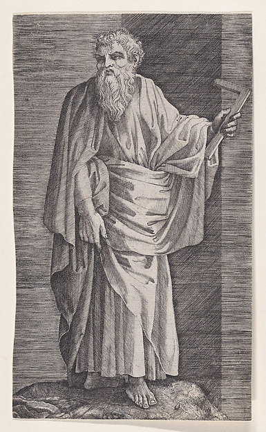 St. Matthew, from "Christ and the Apostles" by Lambert Suavius