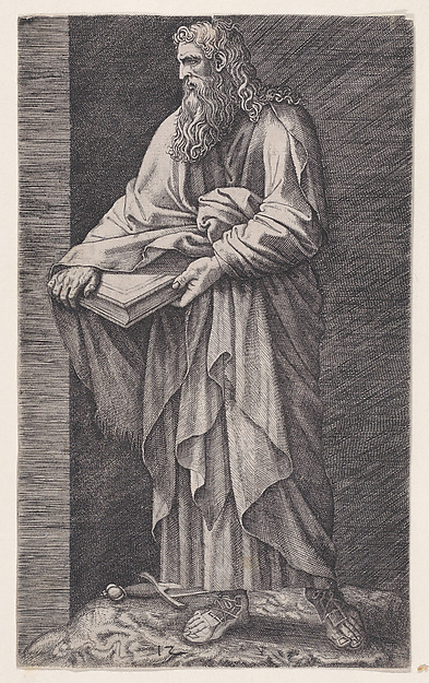 St. Paul, from "Christ and the Apostles" by Lambert Suavius