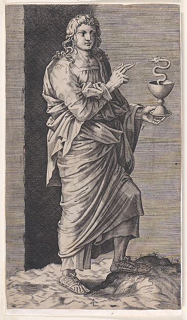 St. John the Evangelist, from "Christ and the Apostles" by Lambert Suavius
