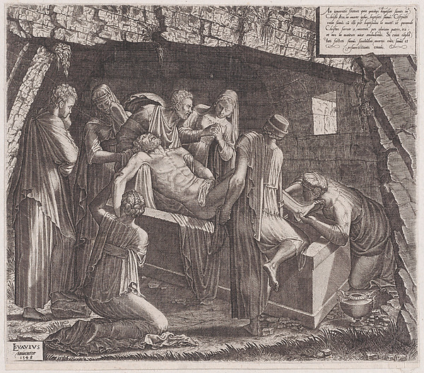 Entombment of Christ by Lambert Suavius
