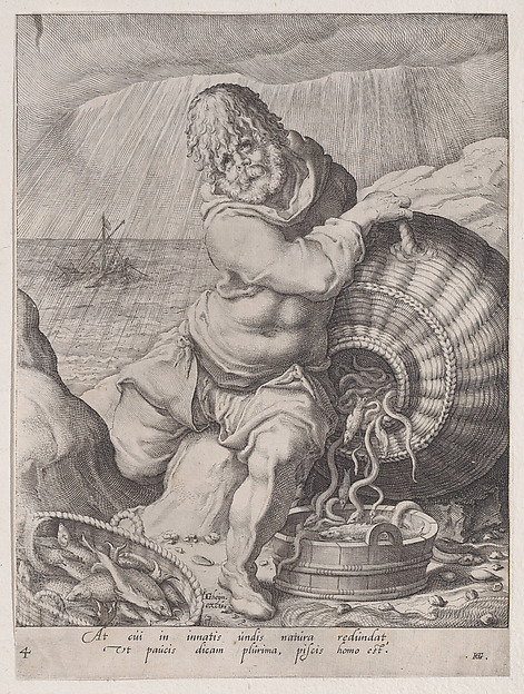 Water (Phlegmaticus), from The Four Temperaments
