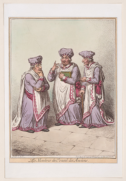 French Habits, No. 2 - Les Membres du Conseil des Anciens