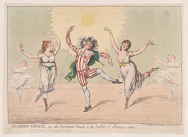 Modern Grace; - or the Operatical Finale to the Ballet of Alonzo e Caro