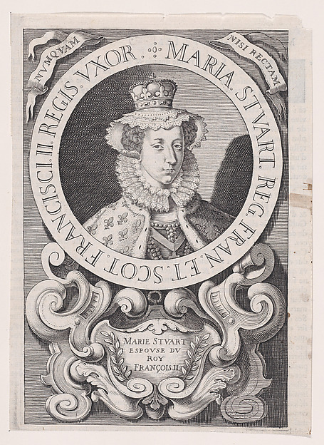 Marie Stuart, espouse du Roy François II (from Histoire de France depuis Faramond jusqu'à maintenant [...], volume 2, page 808)