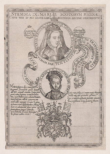 Mary, Queen of Scots with her son, James I, King of England, Scotland and Ireland