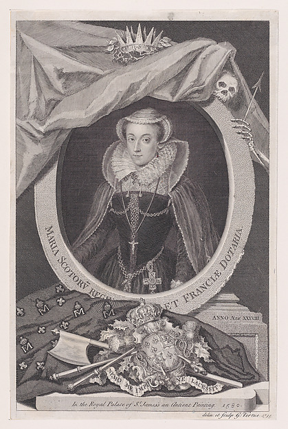 Maria Scotorv Regin et Franciae Dotaria, from "Heads of the Kings of England, and of several Famous Persons"