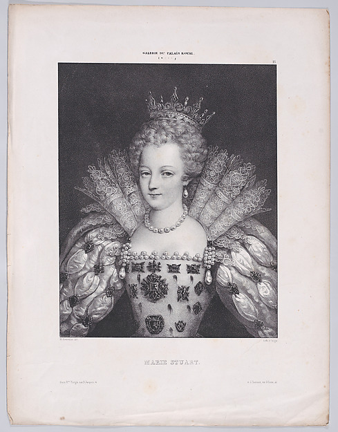 Mary, Queen of Scots (from "Galerie du Palais Royal," plate 25)