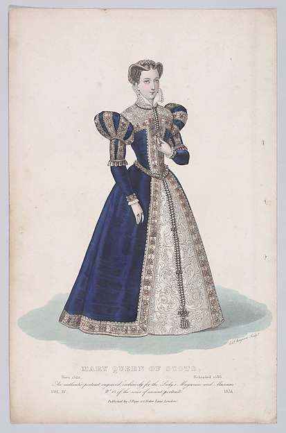 Mary, Queen of Scots (from "Court Magazine and Monthly Critic and Lady's Magazine," volume IV)