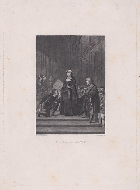 Mary, Queen of Scots on the scaffold