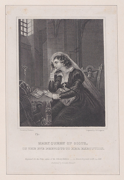 Mary, Queen of Scots, on the eve previous to her execution (from "The History of England," volume III, chapter XLII)