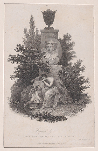 Monument of Mary, Queen of Scots, from "The History of England"