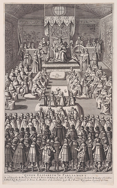 Queen Elizabeth in Parliament