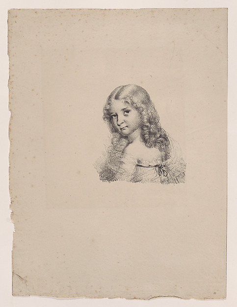 Bust of a young girl