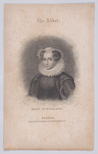 Mary, Queen of Scots (frontispiece, from "The Abbot," volume I)