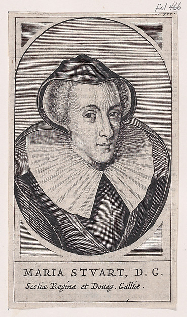 Mary, Queen of Scots (from "Famiani Stradae Romani E Societate Jesu De Bello Belgico Decas Secunda," folio 466)