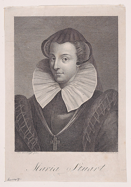 Mary, Queen of Scots (frontispiece, from "Theater, von Schiller," volume 4)