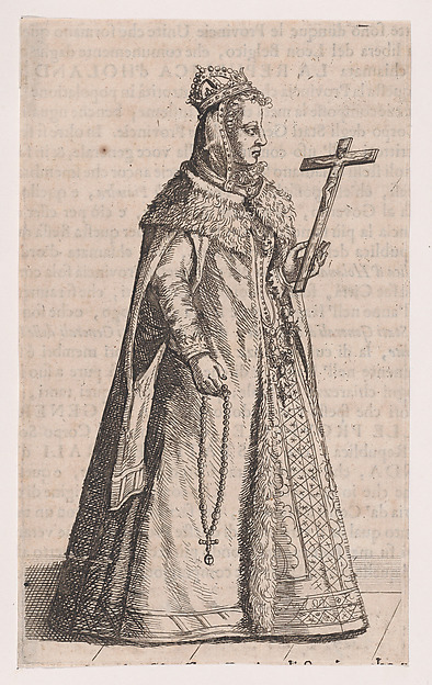 Mary, Queen of Scots (from "Teatro Belgico, overo ritratti historici, chronologici, politici, e geografici, délie sette provincie unité," volume I, page 412)
