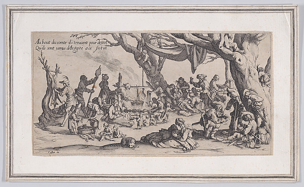 Copy of Le Halte des Bohémiens: Les Apprêts du Festin (The Gypsy Stopover: The Preparations for the Feast) , from Le Bohémiens, série appelée aussi Les Égyptiens, La Marche des Bohémiens, La Vie Errante des Bohémiens, Les Marches Égyptiennes (The Gypsies, series also called The Egyptians, The Gypsy Troops, The Wandering Lives of Gypsies, The Egyptian Troops)
