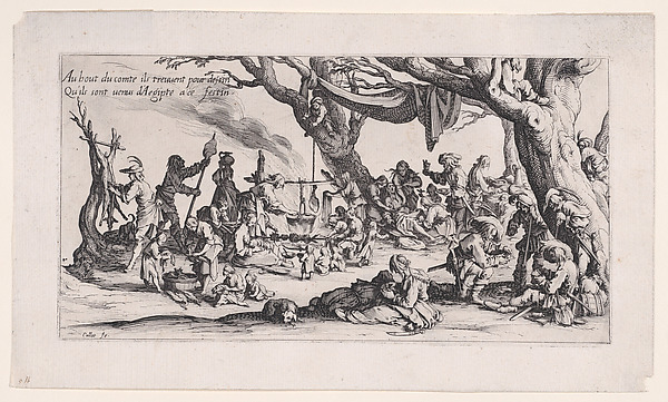 Le Halte des Bohémiens: Les Apprêts du Festin (The Gypsy Stopover: The Preparations for the Feast) , from Le Bohémiens, série appelée aussi Les Égyptiens, La Marche des Bohémiens, La Vie Errante des Bohémiens, Les Marches Égyptiennes (The Gypsies, series also called The Egyptians, The Gypsy Troops, The Wandering Lives of Gypsies, The Egyptian Troops)