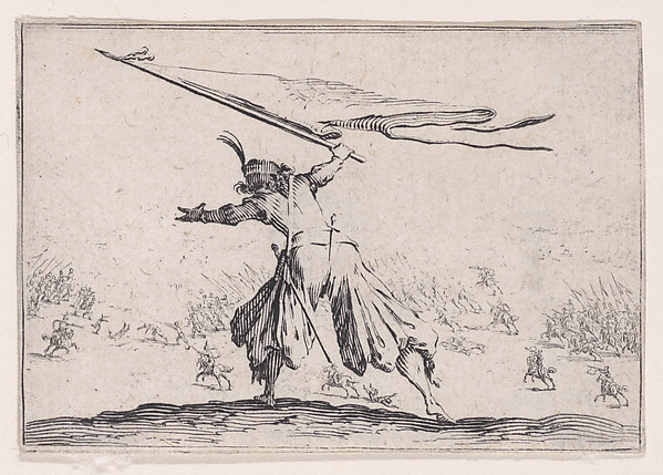 Le Porte-Étendard (The Standard Bearer), from Les Caprices Series B, The Nancy Set