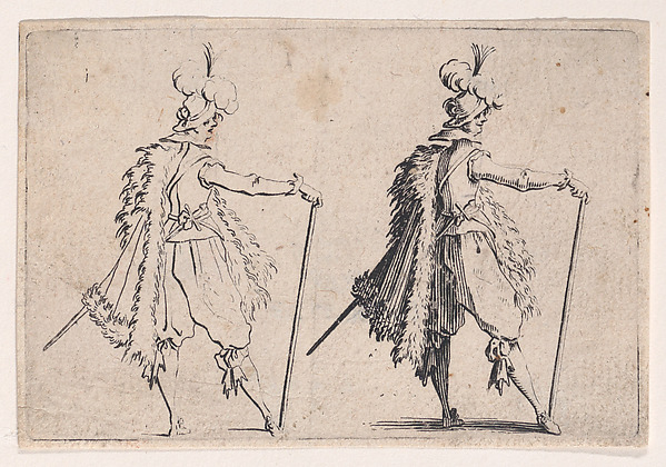 Le Gentilhomme a la Grande Canne (The Gentleman with a Large Cane), from Les Caprices Series B, The Nancy Set