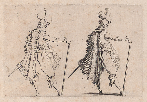 Le Gentilhomme a la Grande Canne (The Gentleman with a Large Cane), from Les Caprices Series B, The Nancy Set