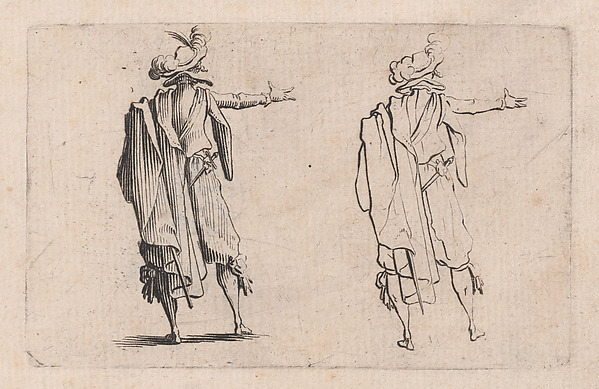 L'Homme Vu de Dos, La Main Droite Tendue (Man Viewed from Behind, Right Hand Extended), from Les Caprices Series B, The Nancy Set