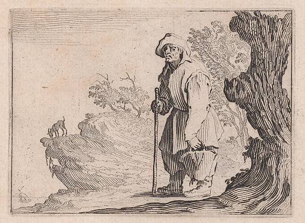 Le Paysan Portant son Sac (The Peasant Carrying his Sack), from Les Caprices Series B, The Nancy Set