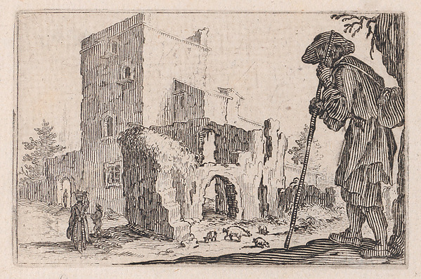 Le Patre et Les Ruines (The Shepherd and the Ruins), from Les Caprices Series B, The Nancy Set