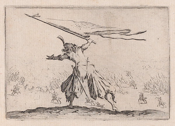 Le Porte-Étendard (The Standard Bearer), from Les Caprices Series B, The Nancy Set