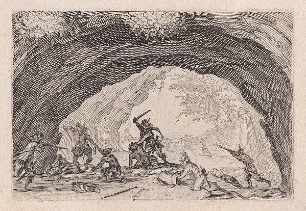 La Caverne de Brigands (The Cave of Thieves), from Les Caprices Series B, The Nancy Set