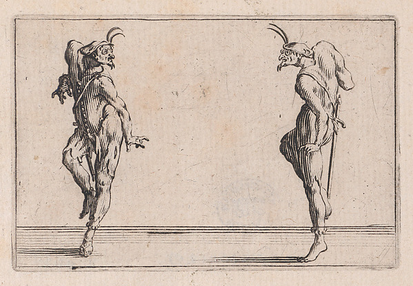 Les Deux Pantalons se Regardant (Two Men in Pantsuits Looking at Each Other), from Les Caprices Series B, The Nancy Set