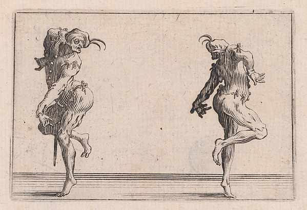 Les Deux Pantalons se Tournant le Dos (Two Men in Pantsuits Turned Away from Each Other), from Les Caprices Series B, The Nancy Set
