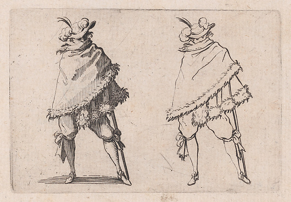 L'Homme Enroulé dans son Manteau (Man Wrapped in his Mantle), from Les Caprices Series B, The Nancy Set